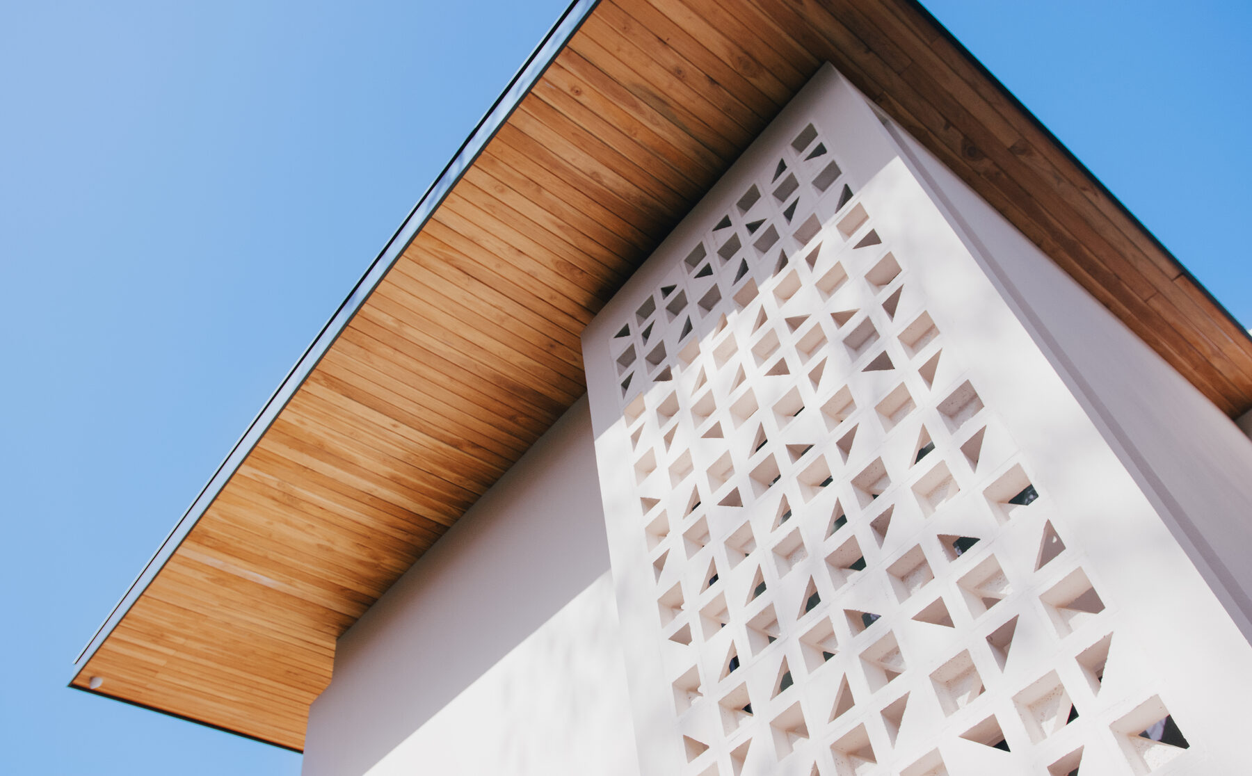 Roof and lattice detail