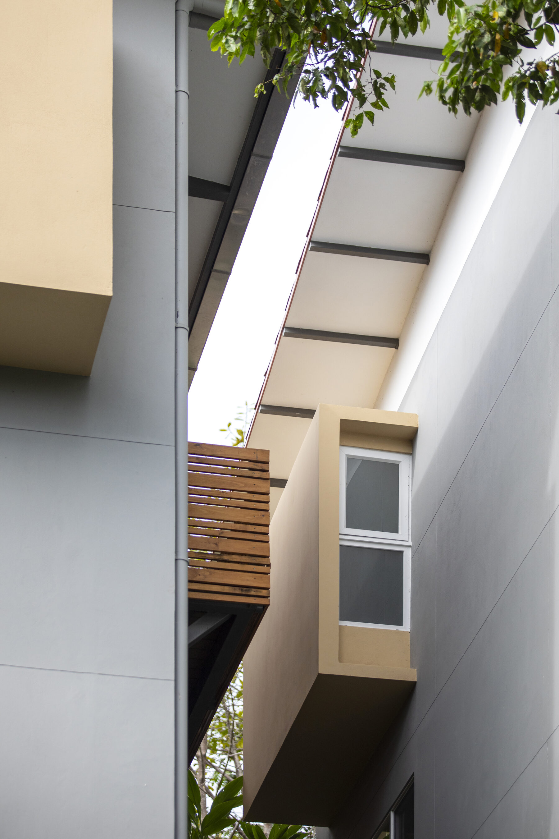Roof and balcony detail